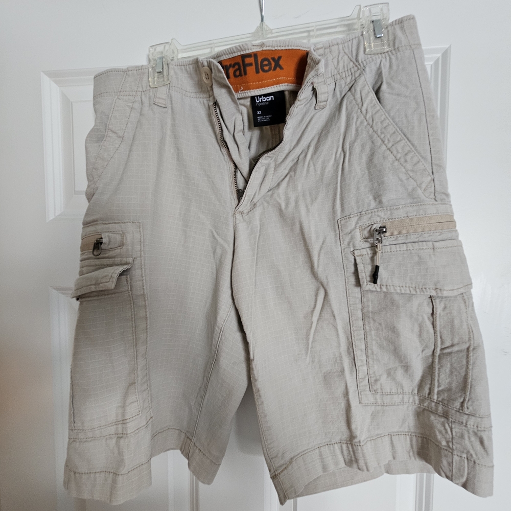 Urban Pipeline Flex Shorts in Beige